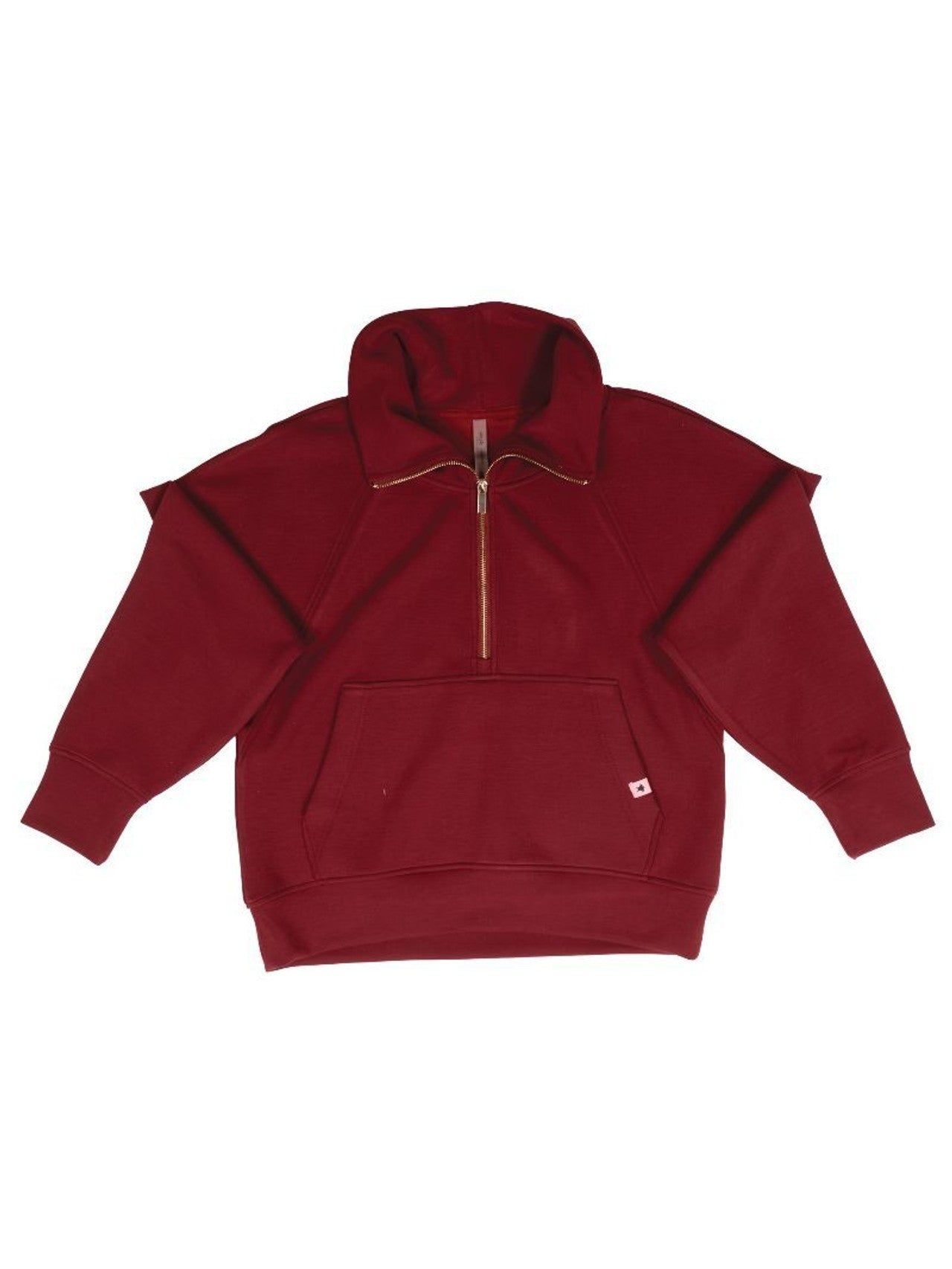 Simply Southern - Half Zip Luxe Raglan - Burgundy - 2025