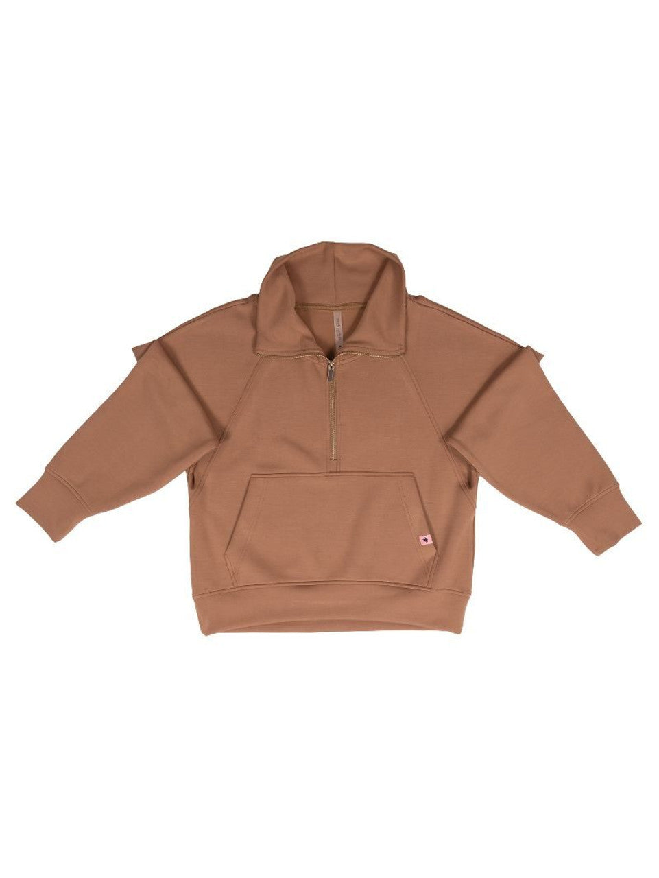 Simply Southern - Half Zip Luxe Raglan - Umber - 2025