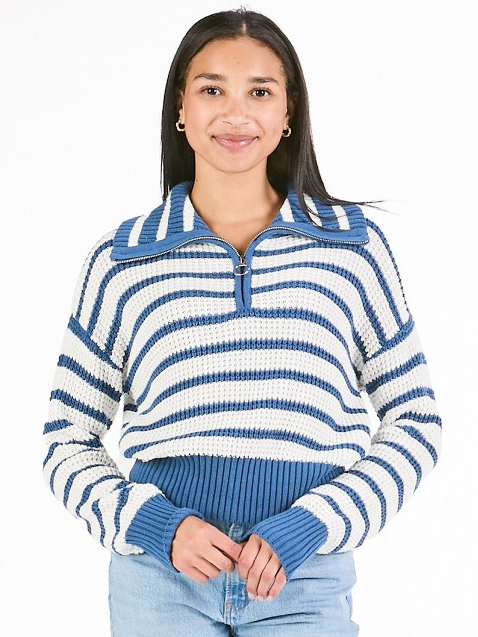 Simply Southern - Iris Sweater - Dark Blue - 2025