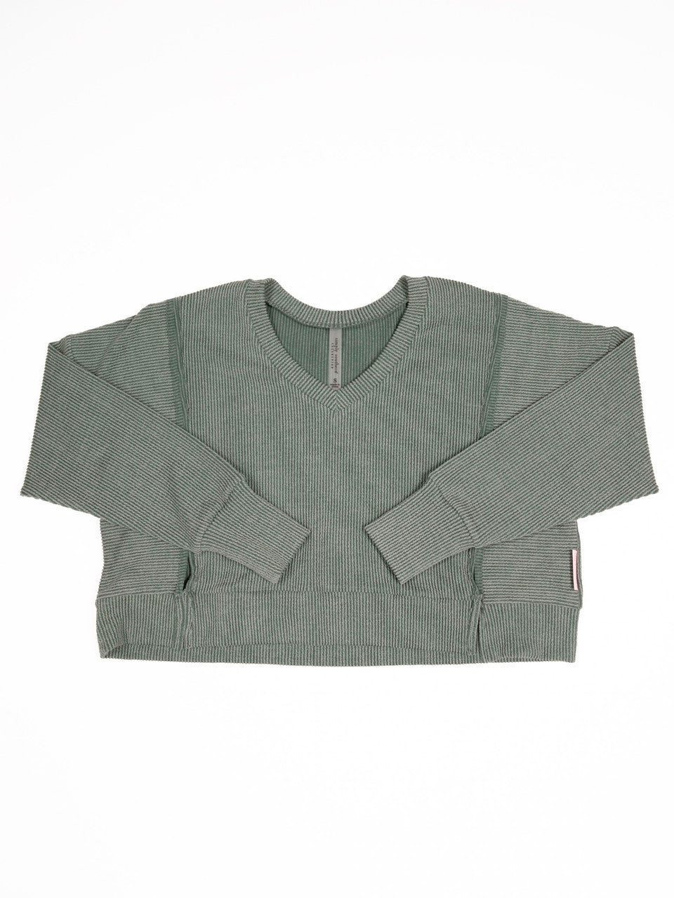 Simply Southern - Corded Knit Sweater - Jade