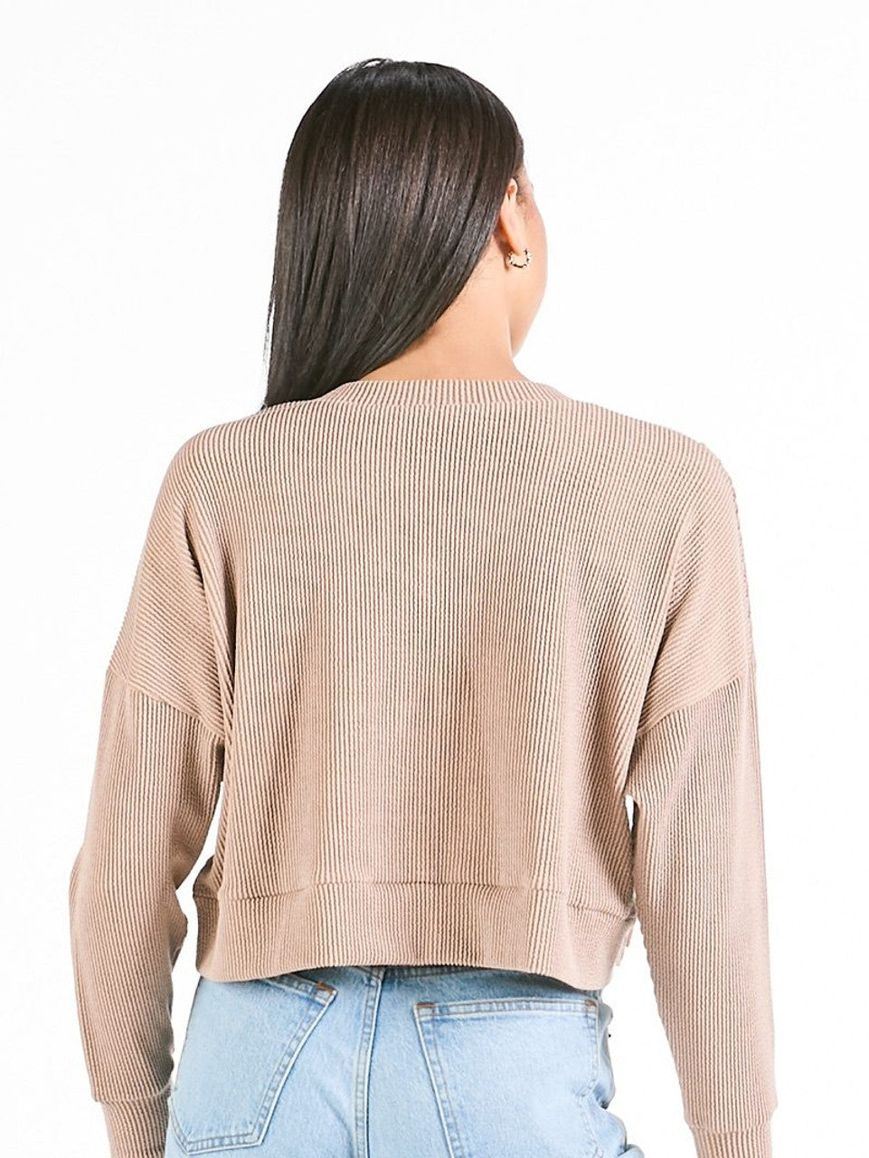 Simply Southern - Corded Knit Sweater - Umber