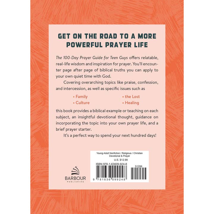 The 100-Day Prayer Guide For Teen Guys