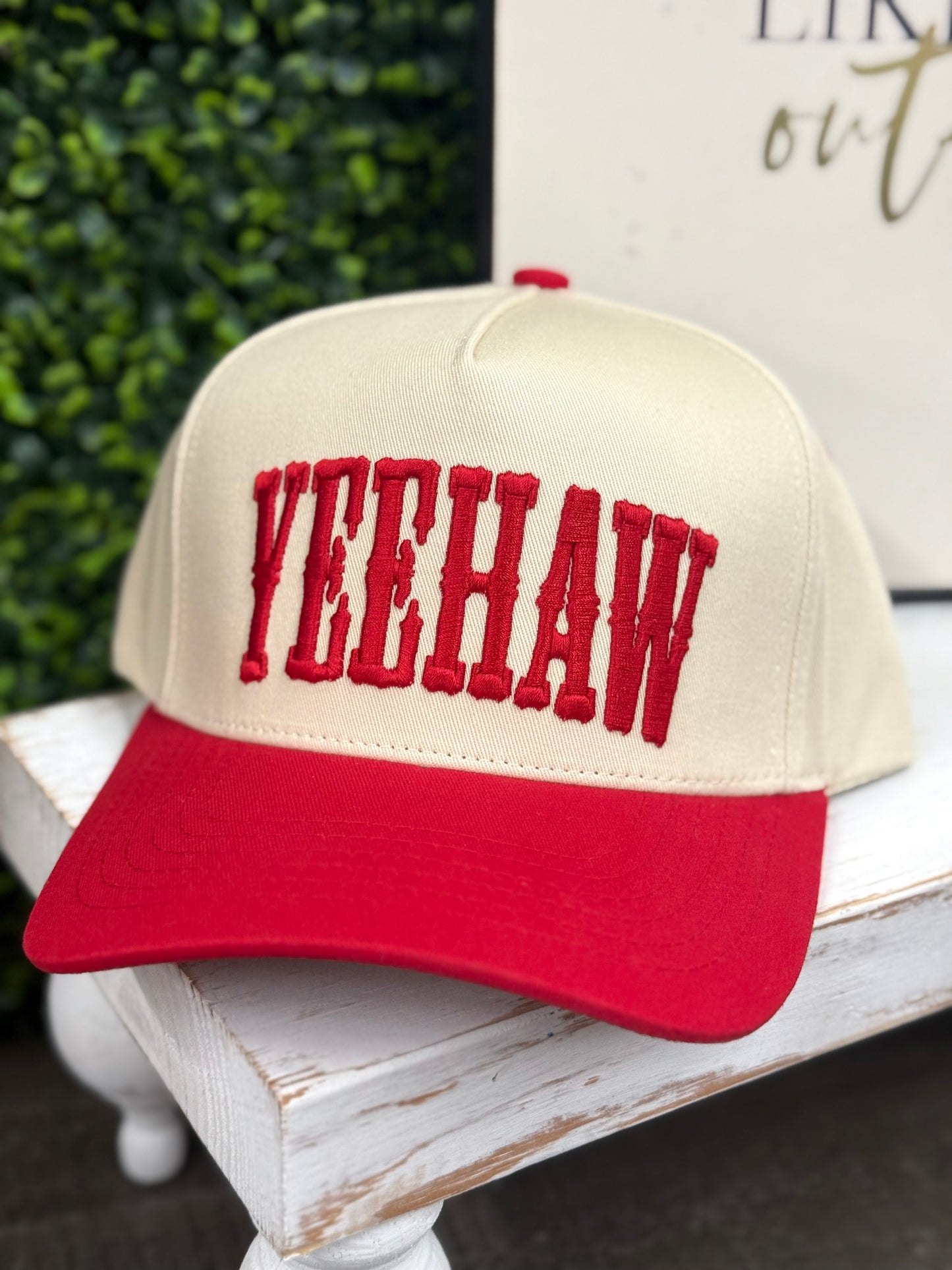 The Yeehaw Trucker Hat - Red