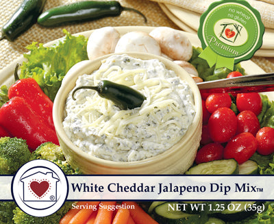 Country Home Creations - White Cheddar Jalapeño Dip Mix