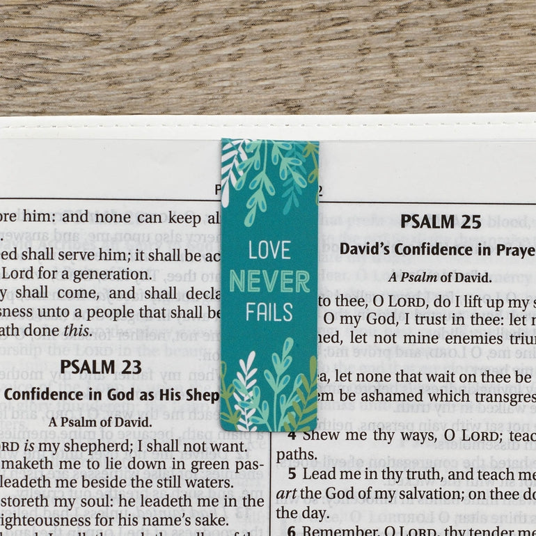Floral Garden Magnetic Bible Bookmark Set