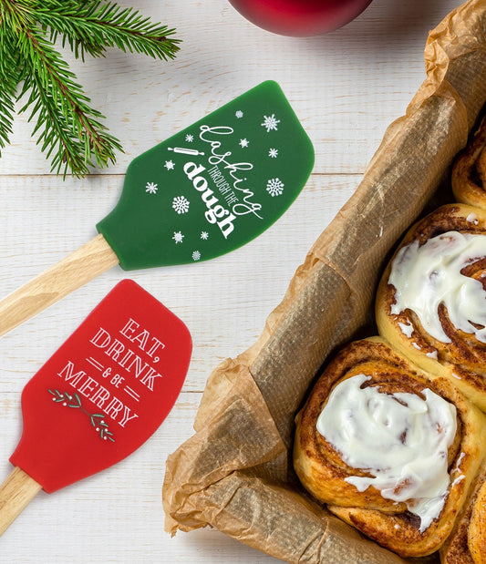 Krumbs Kitchen Farmhouse Holiday Spatula - ASST.