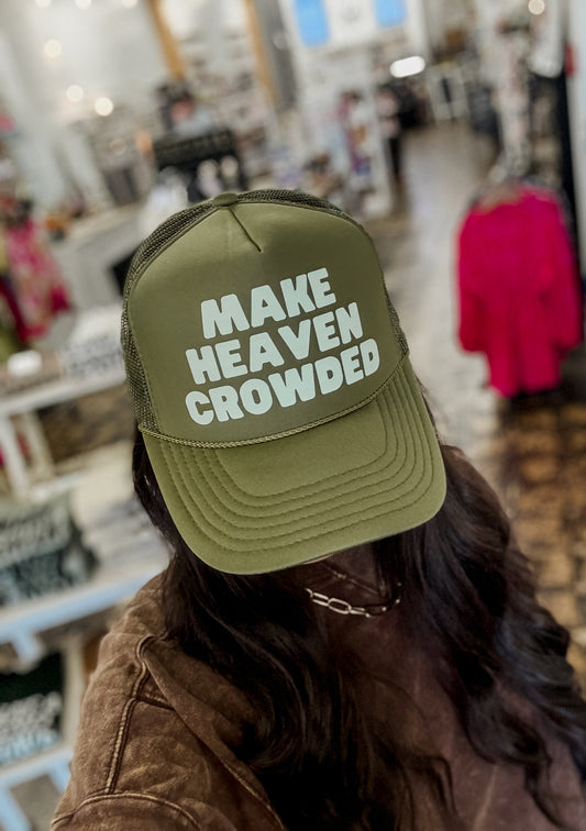 The Make Heaven Crowded Trucker Hat - Olive