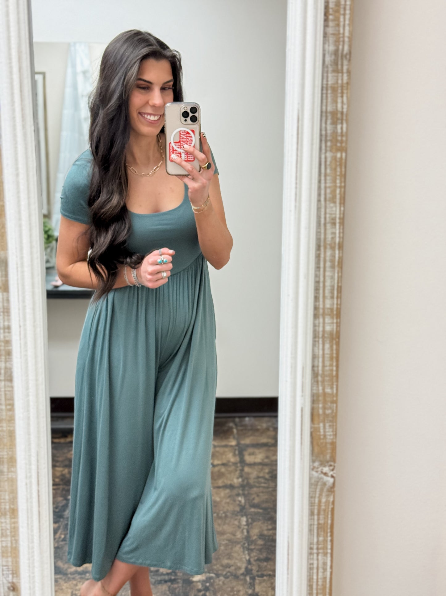 The Wesleigh Jumpsuit - Ash Jade