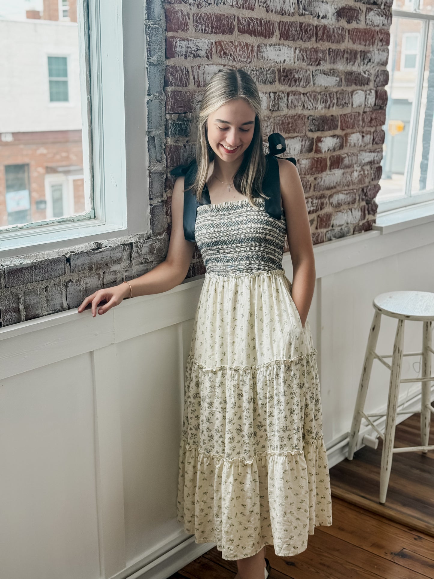 FINAL SALE - The Addison Smocked Dress