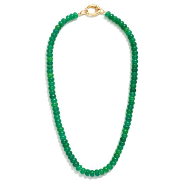 The Jeneen Necklace - Dark Green