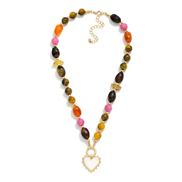 The Kendall Necklace - Brown