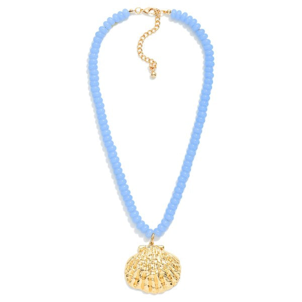 The Shelley Necklace - Light Blue