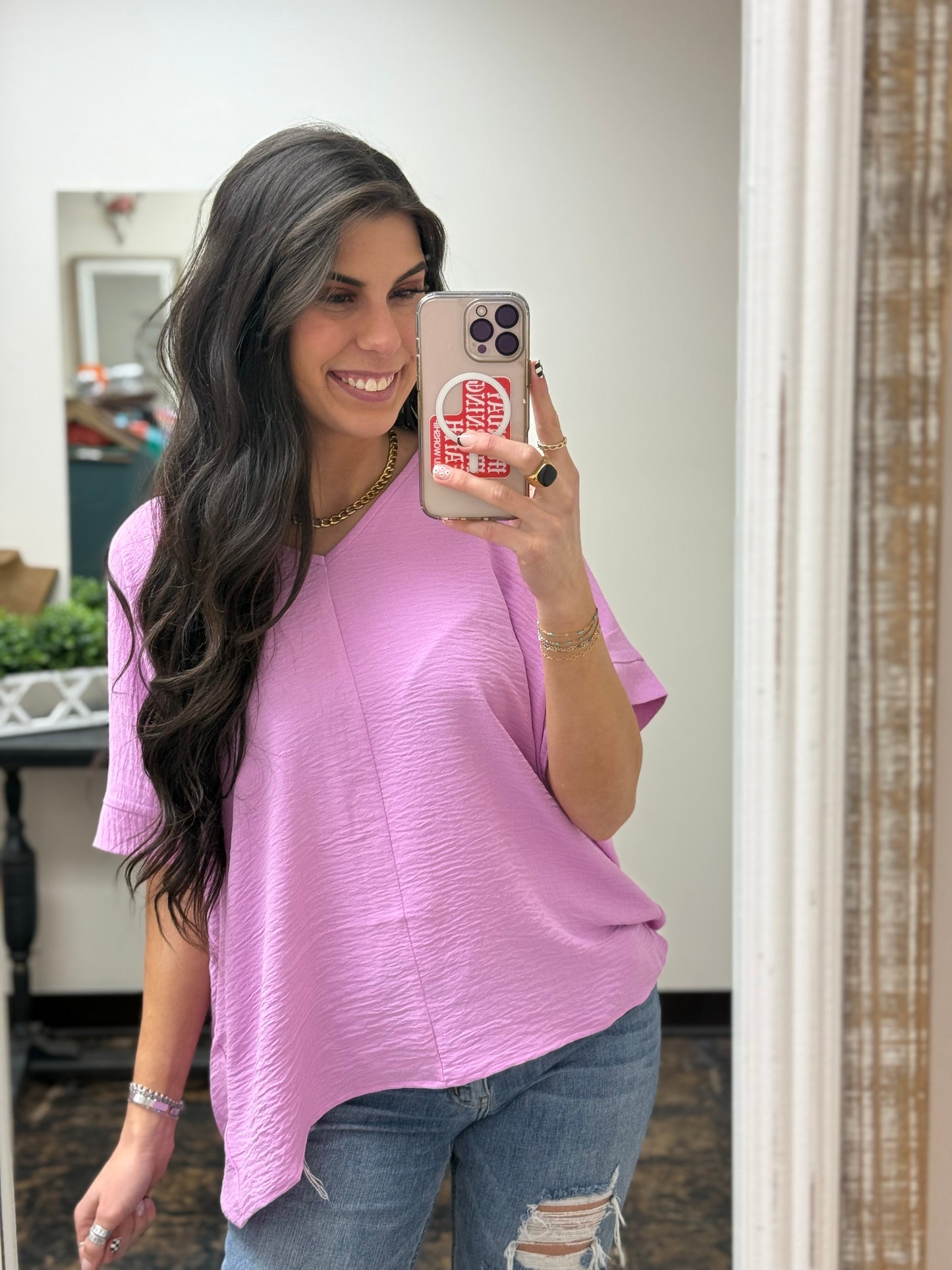 FINAL SALE - The Becca Top - Mauve