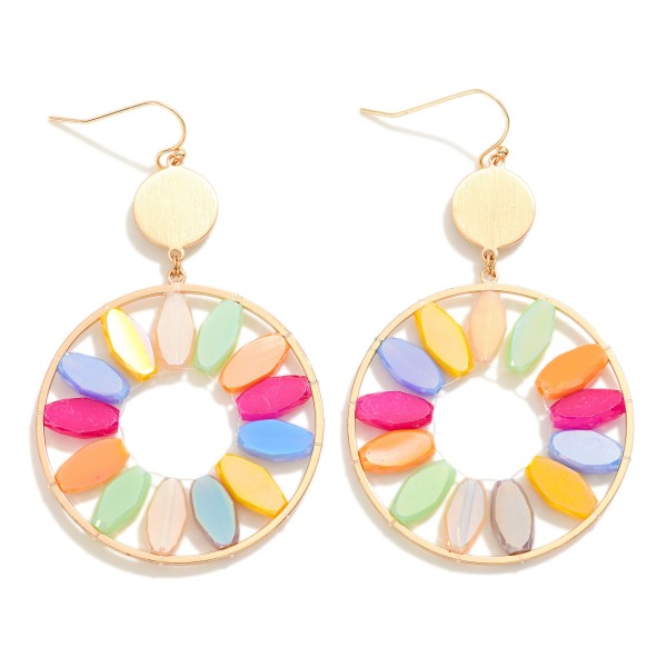 The Oaklee Earrings - Blush Multi