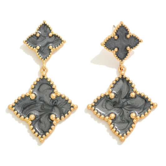 The Bria Earrings - Black
