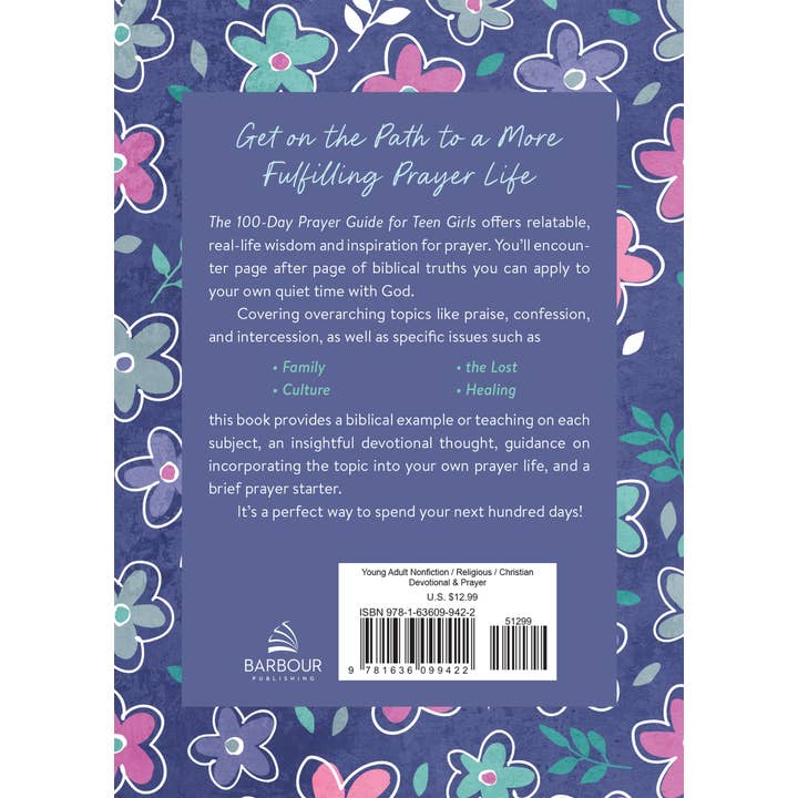 The 100-Day Prayer Guide For Teen Girls