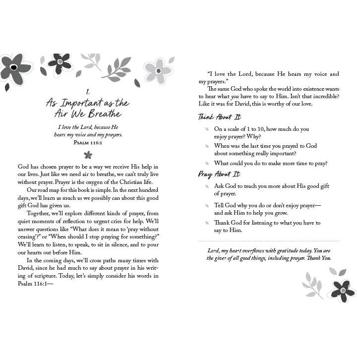 The 100-Day Prayer Guide For Teen Girls