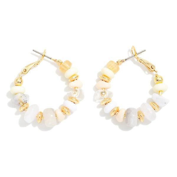 The Adelie Earrings - White