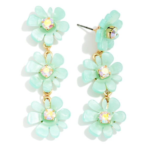 The Gracyn Earrings - Mint