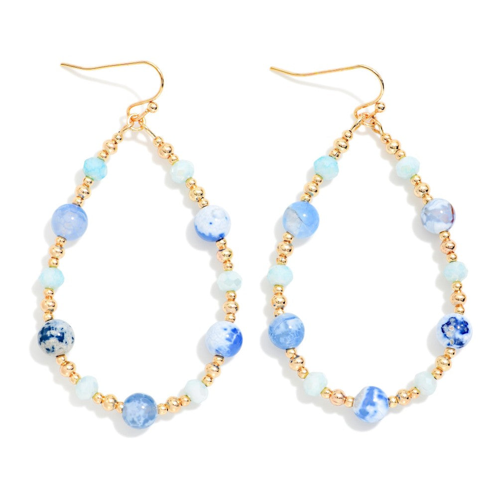 The June Earrings - Blue