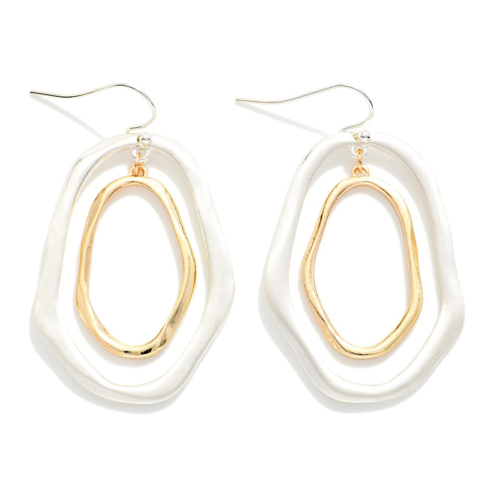 The Marla Earrings - Two-Tone