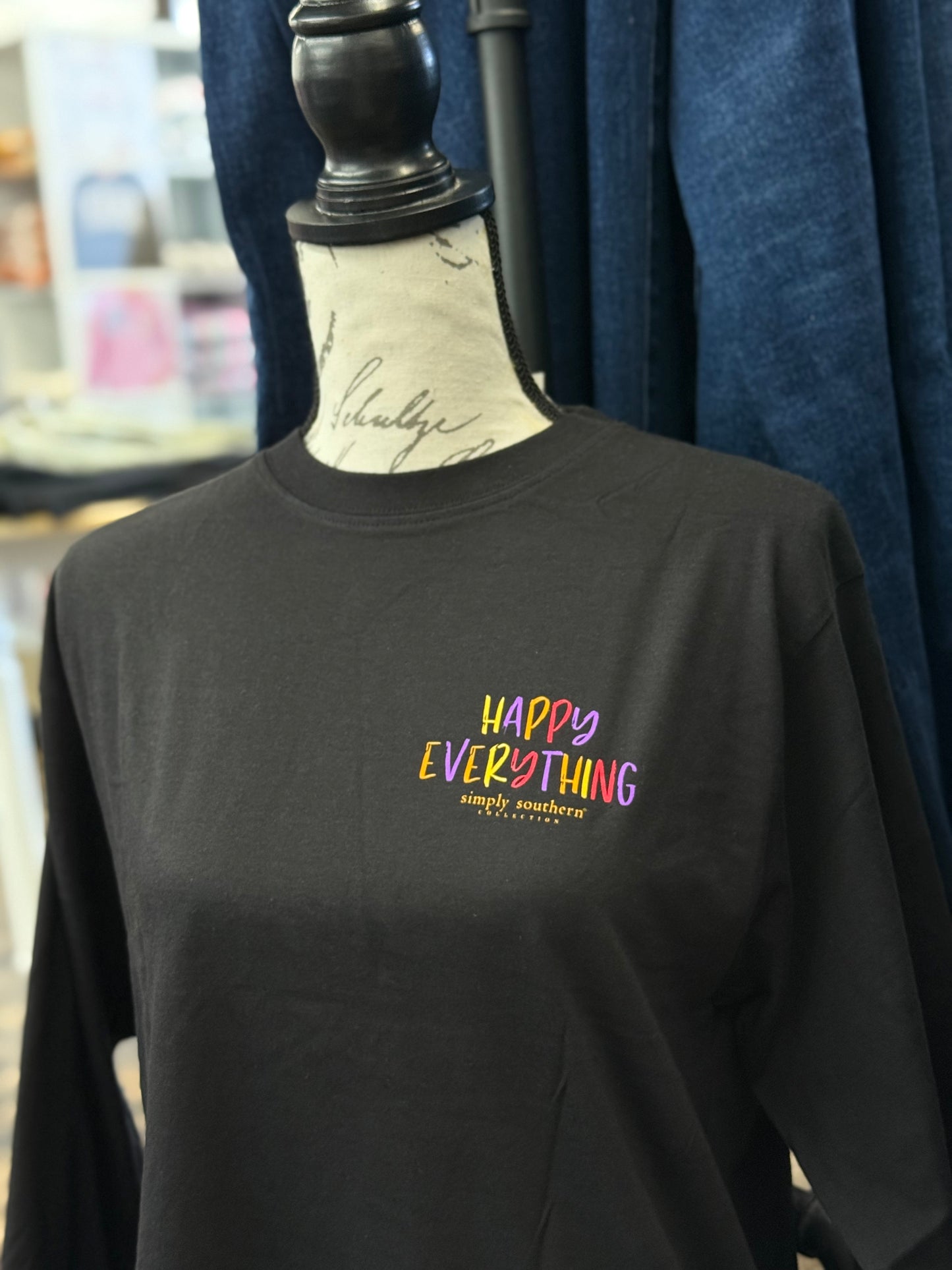 Simply Southern - Happy Everything Long Sleeve Tee - 2025