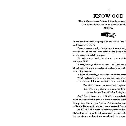 Know Your Bible Devotions for Teen Guys