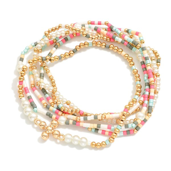 The Marli Bracelet Stack - Multi