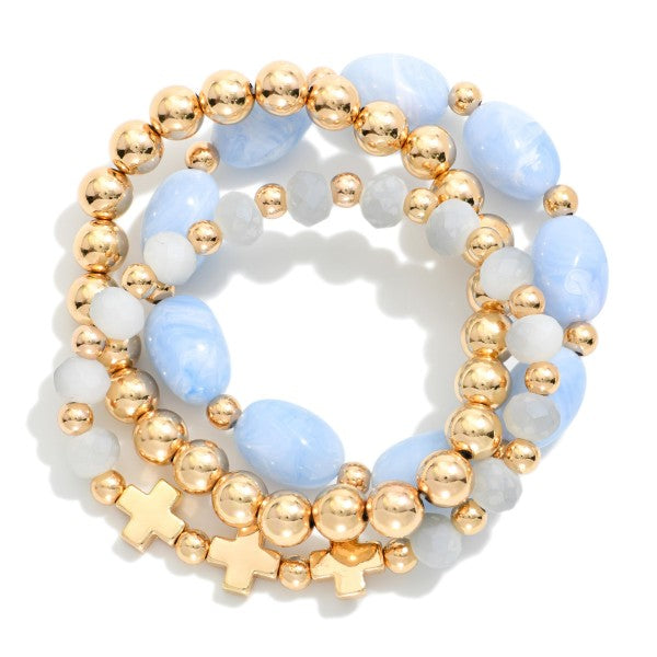 The Mara Bracelet Stack - Gray