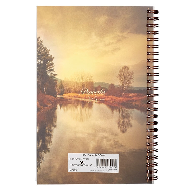 Trust in the Lord Prov. 3:5 Wirebound Notebook