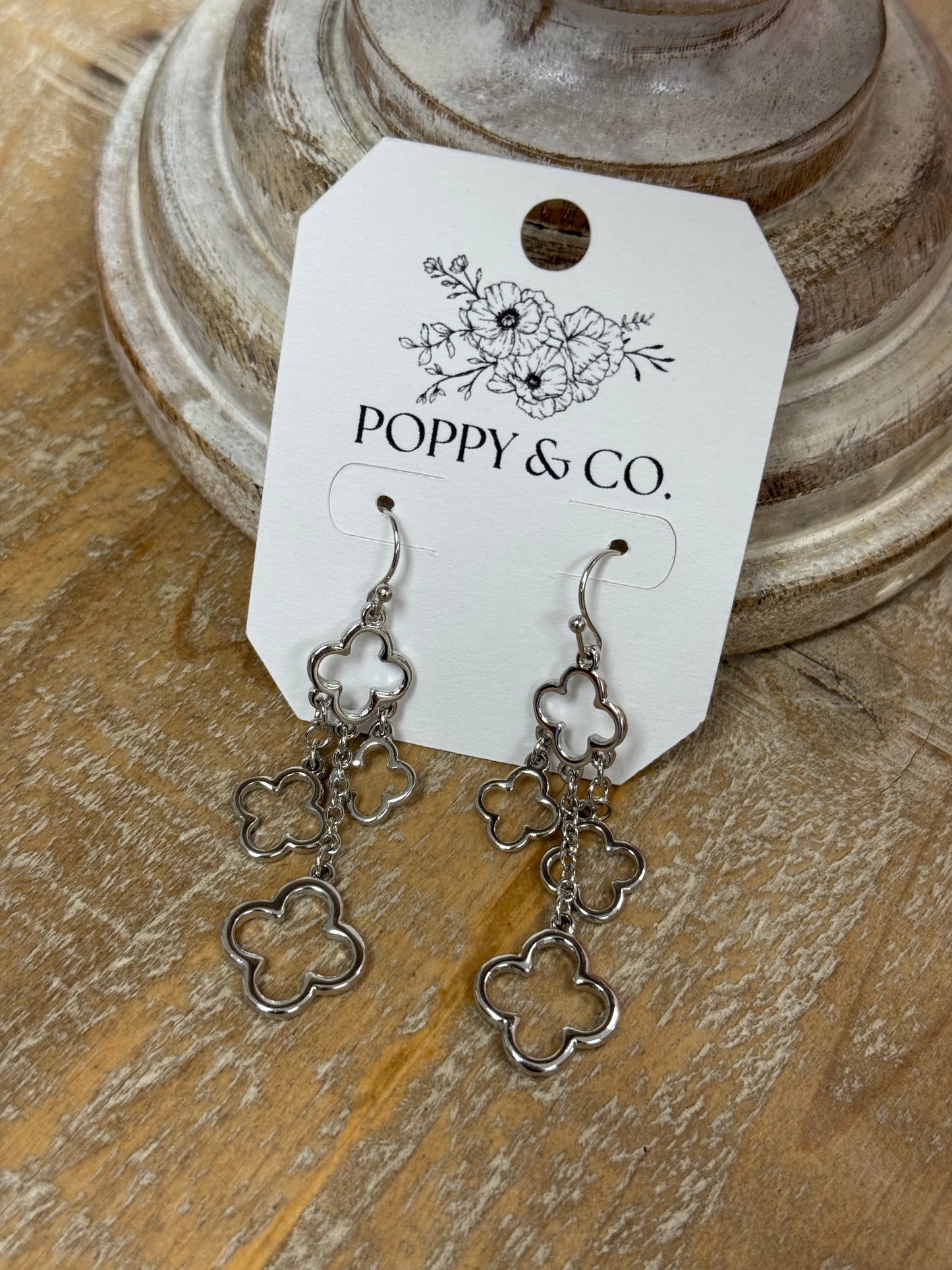The Ember Earrings - Silver