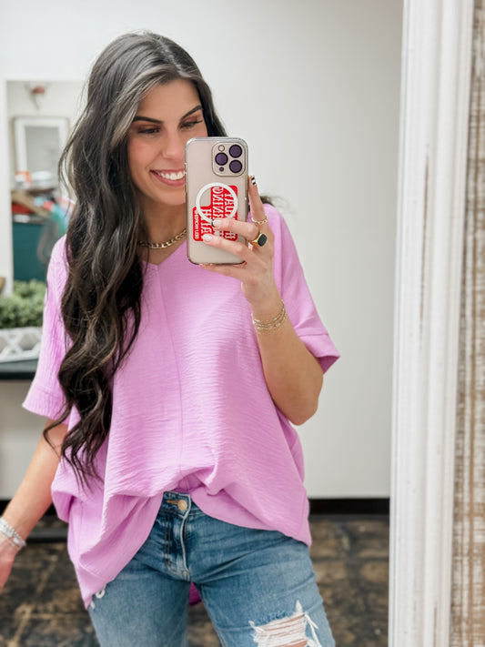 FINAL SALE - The Becca Top - Mauve