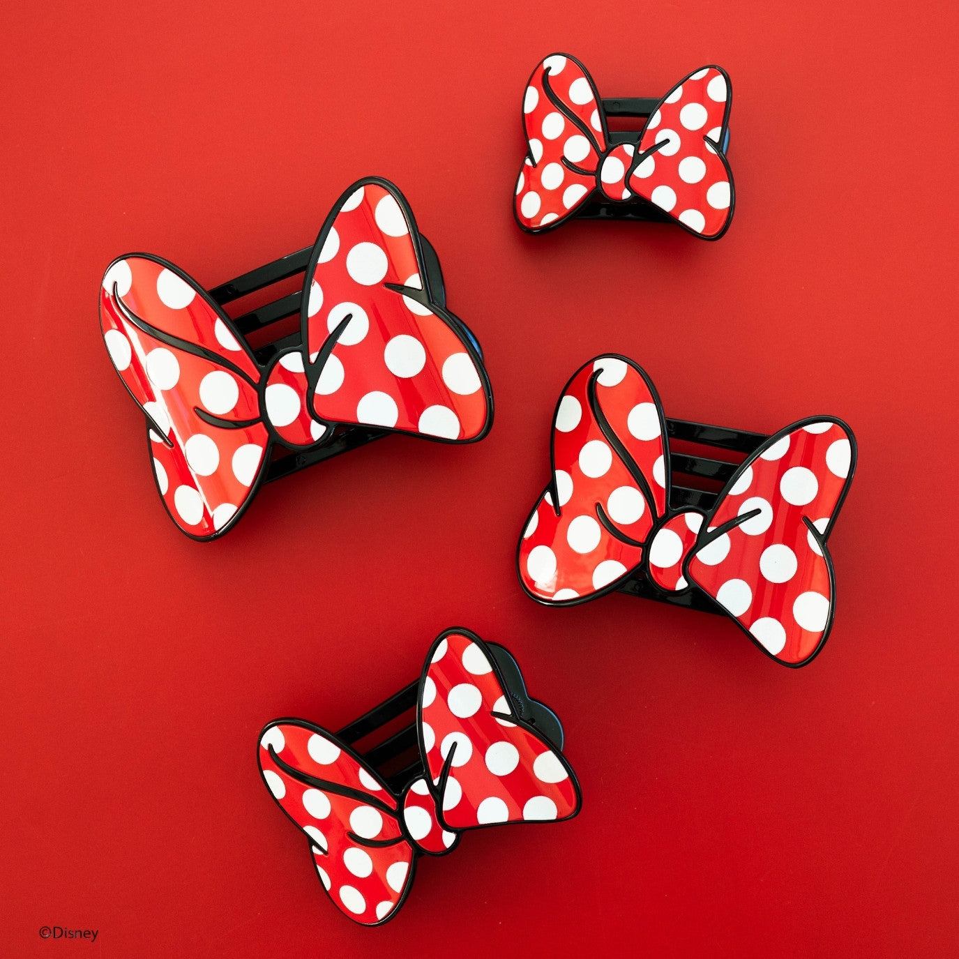 TELETIES - Medium Flat Hair Clip - Disney: Minnie's Bow