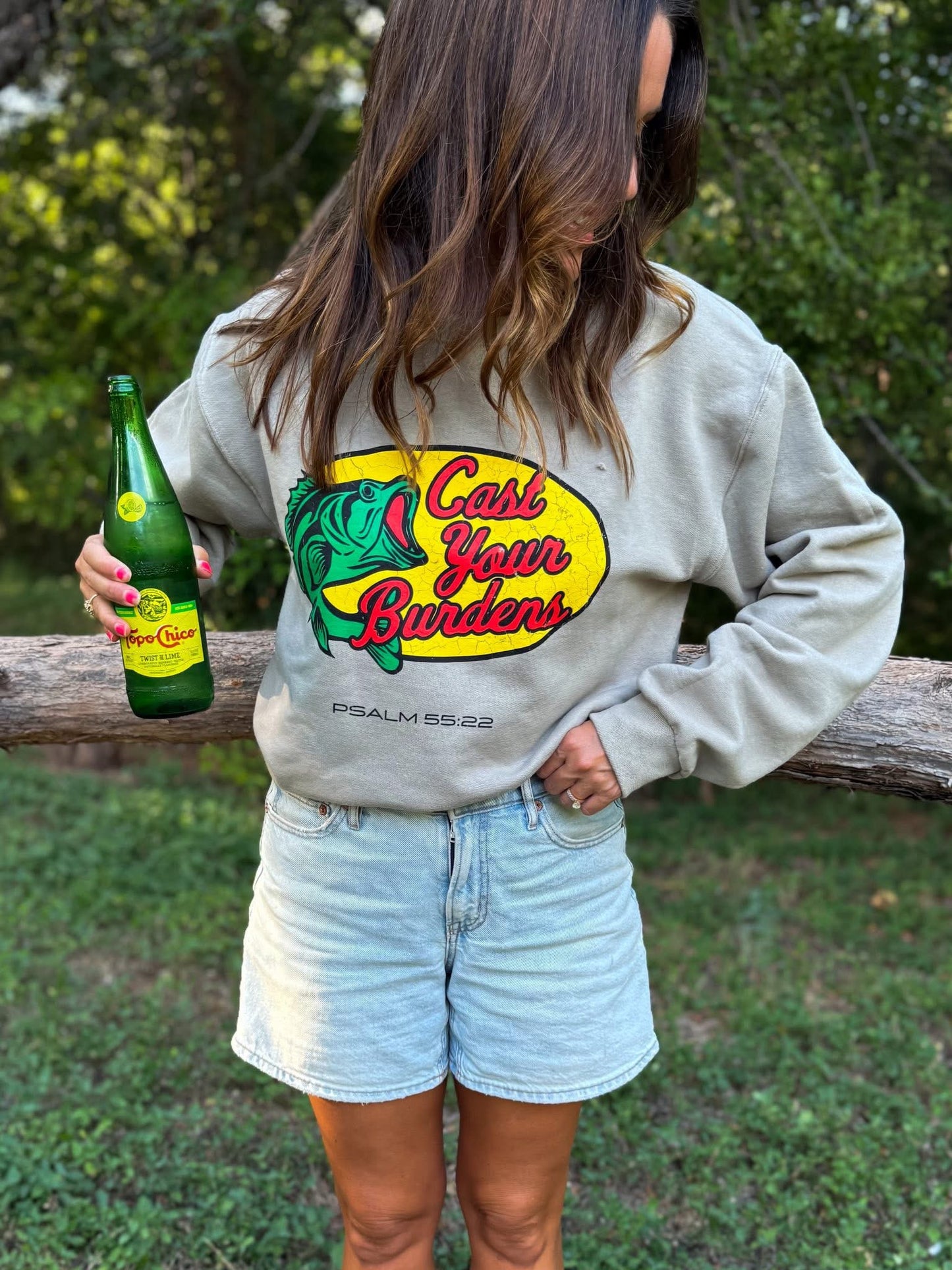 The Cast Your Burdens Sweatshirt