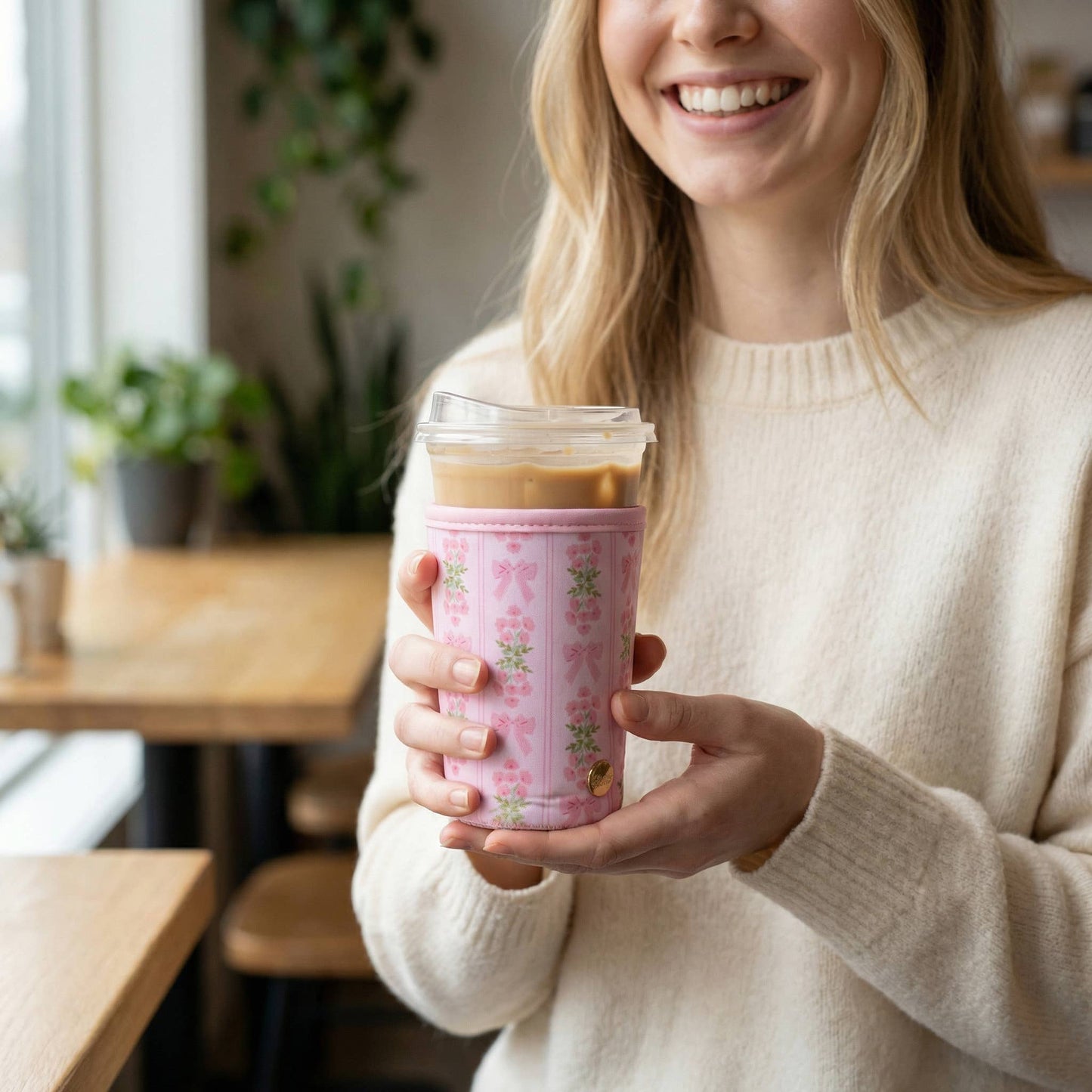 The Darling Effect - Sip Savvy Drink Sleeve – Large – Oh So Fancy Pink