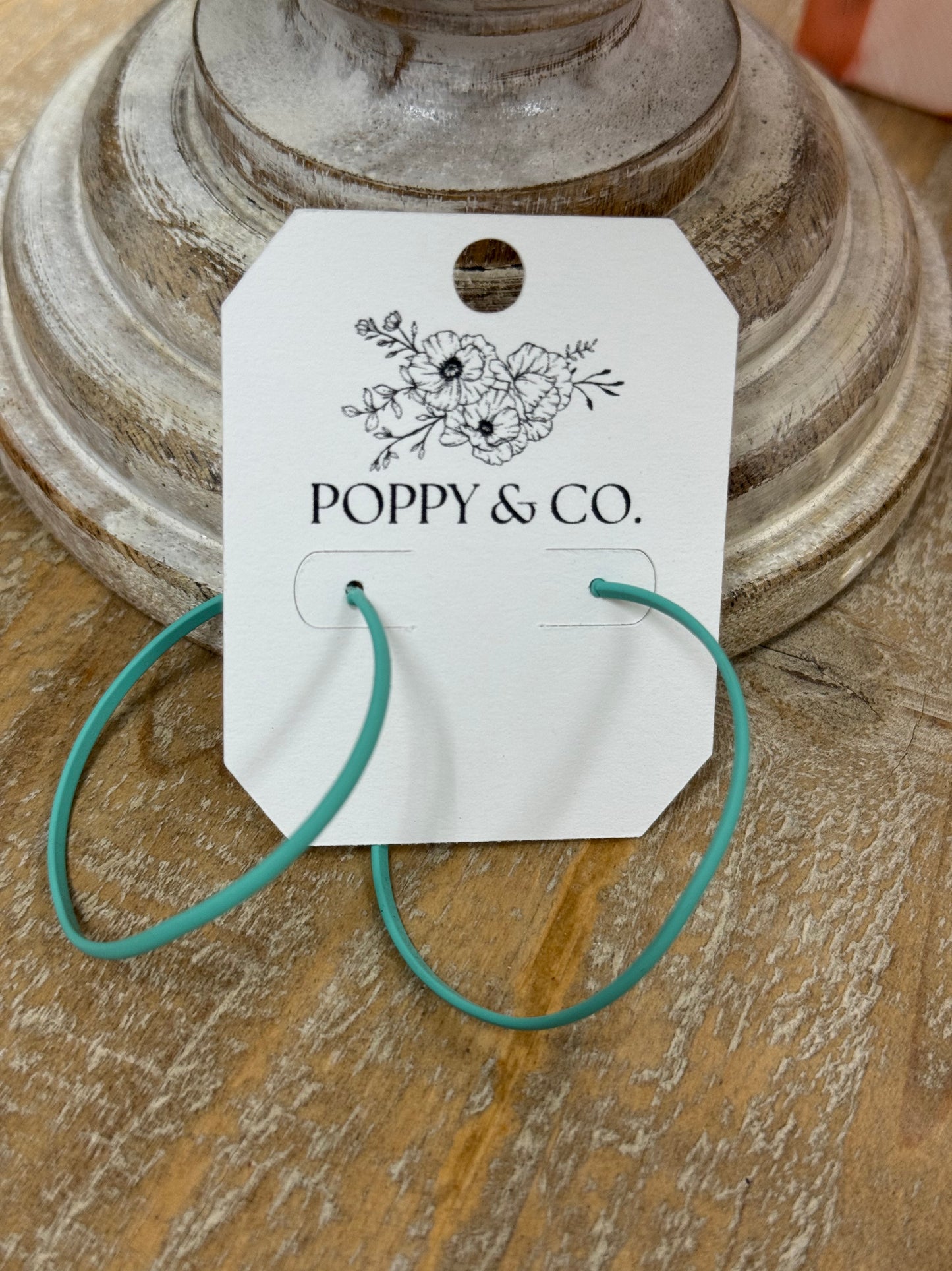 The Lyndzey Earrings - Teal