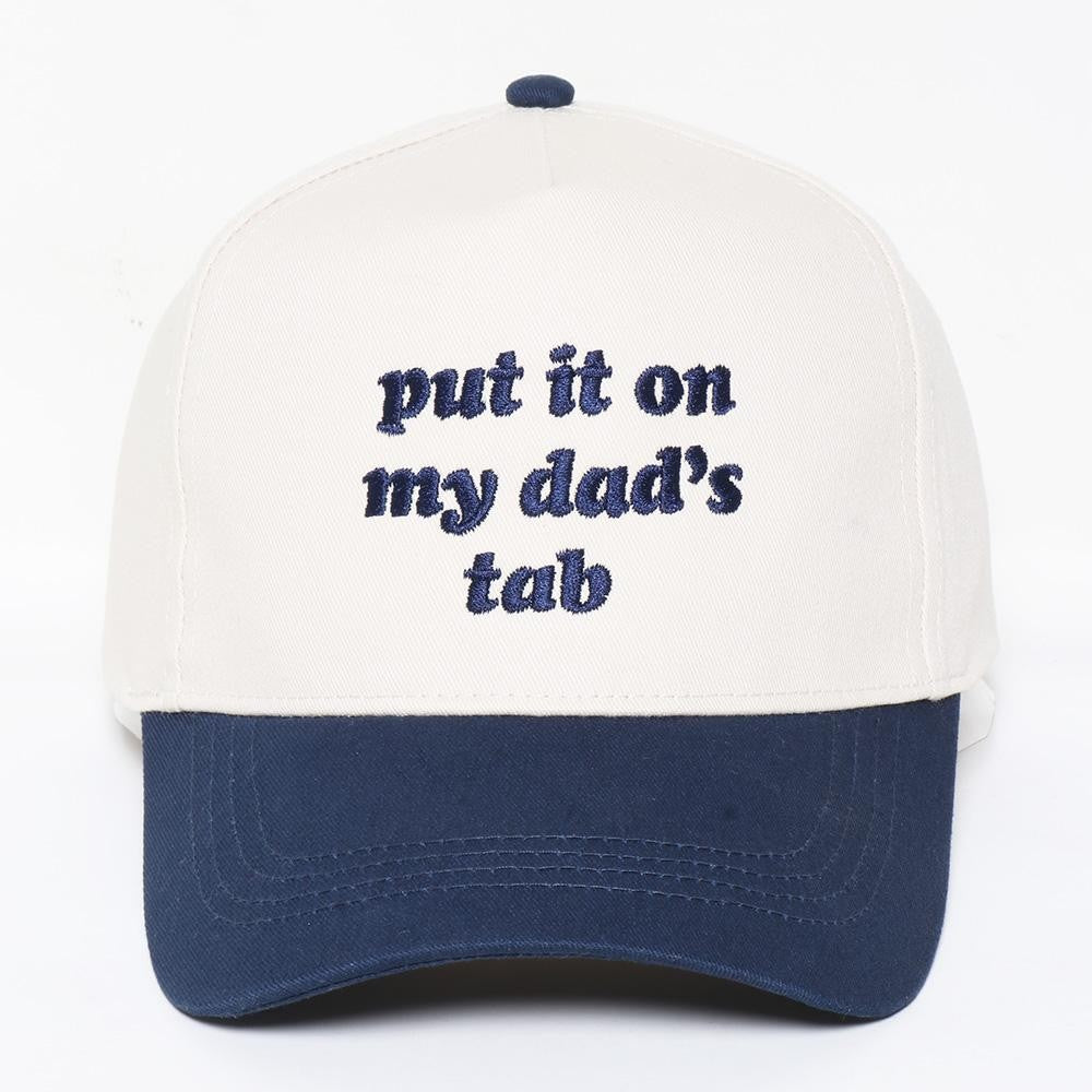 The Put It On My Dad's Tab Hat - Navy