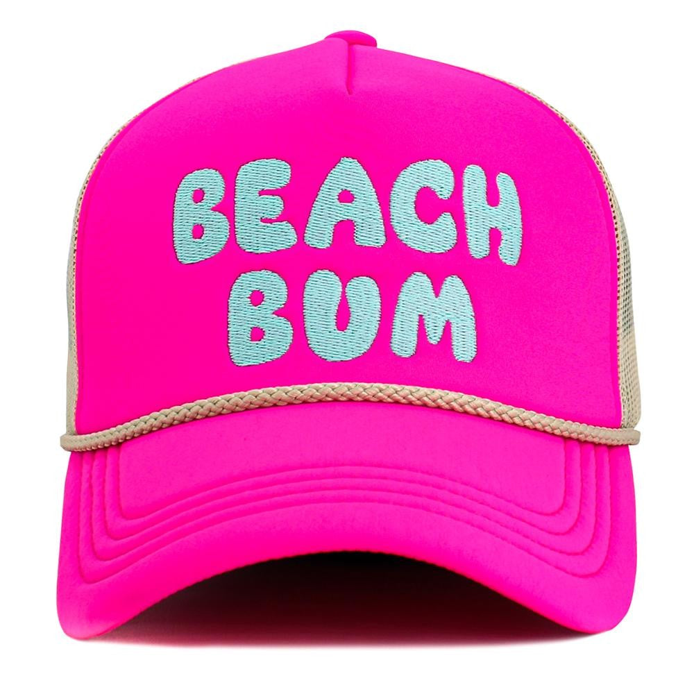 The Beach Bum Hat - Neon Pink