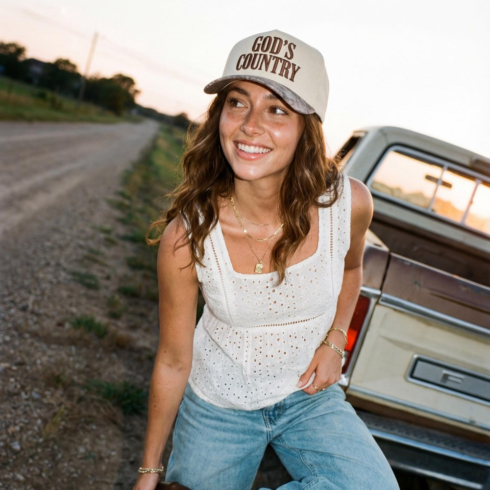 The God's Country Hat - Brown/Camo