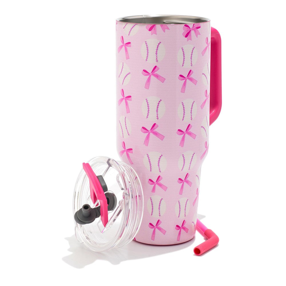 The Bows + Baseballs 40oz Tumbler