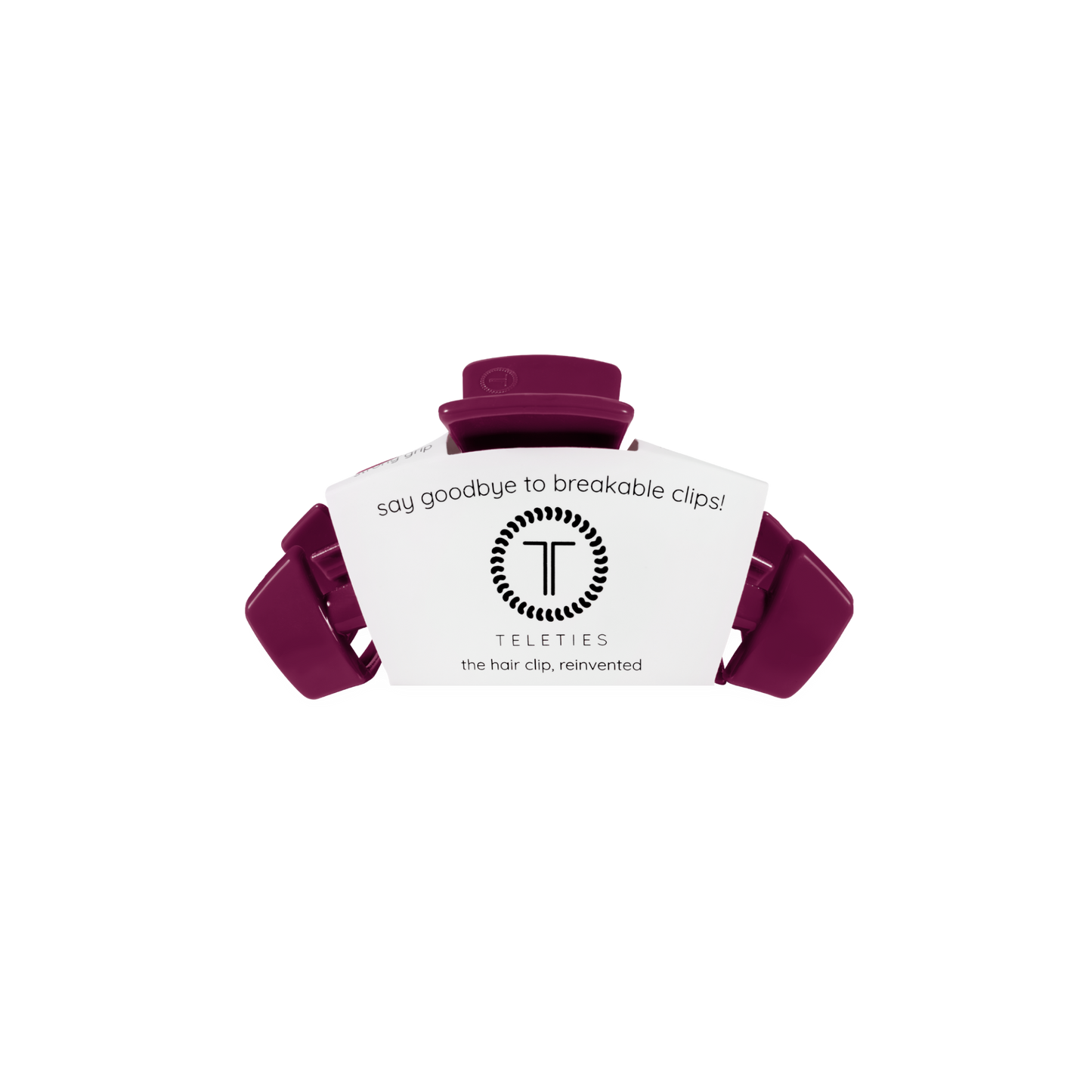 TELETIES - Classic Tiny Claw Clip - Mulberry