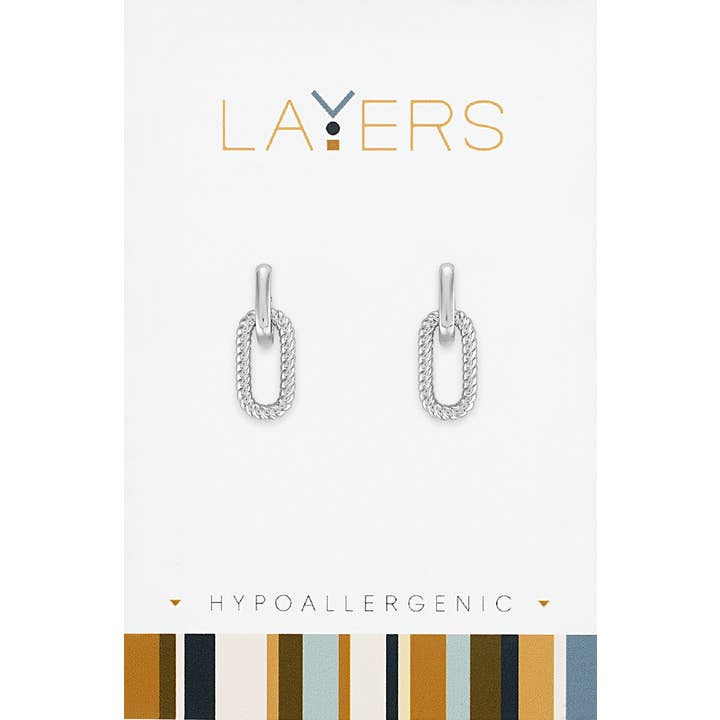 Layers Earrings - Silver