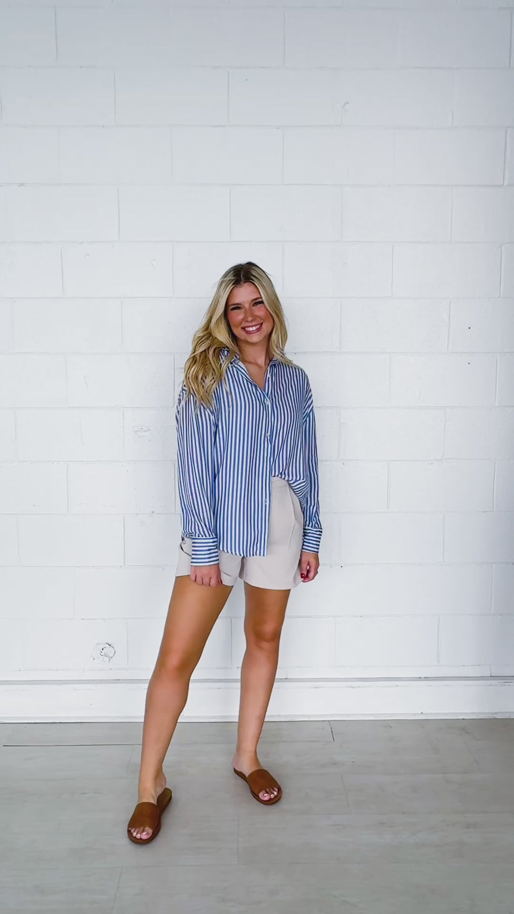 FINAL SALE - The Lillian Trouser Shorts - Cream