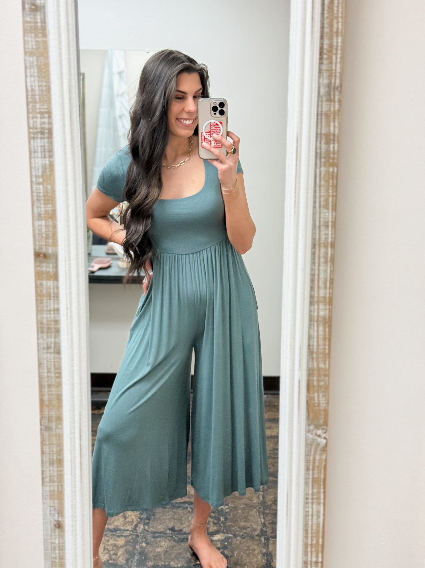The Wesleigh Jumpsuit - Ash Jade