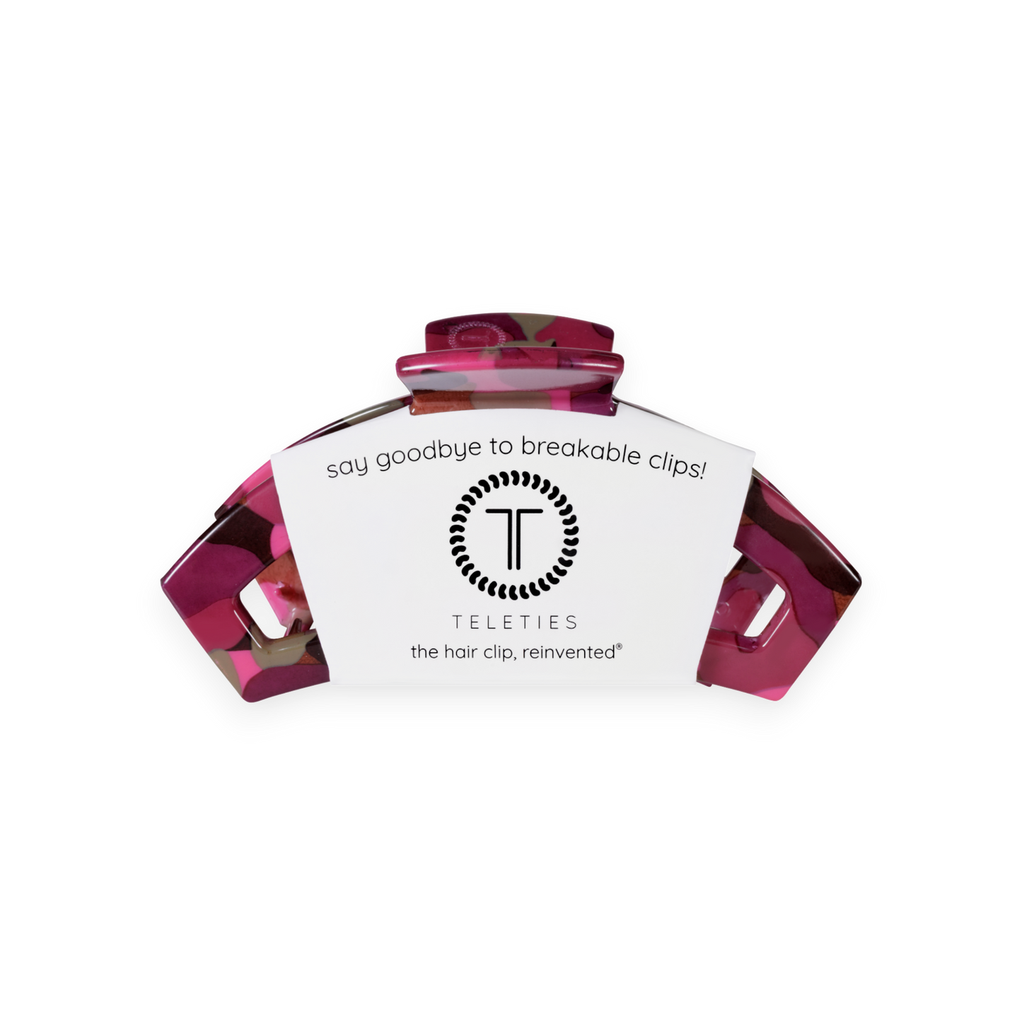 TELETIES - Open Small Hair Clip - Garden Glam