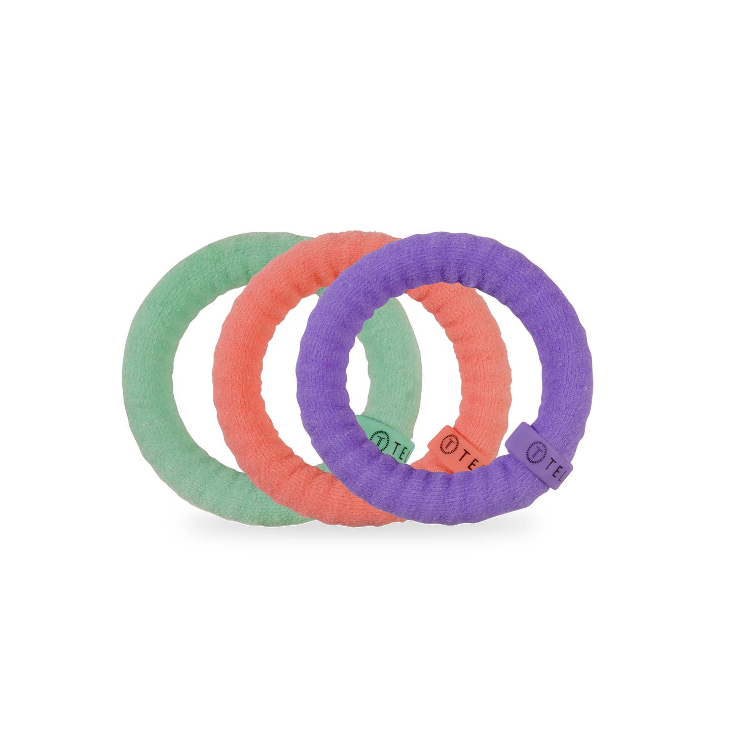 TELETIES - Small - Nylon Hair Ties - Color Rush