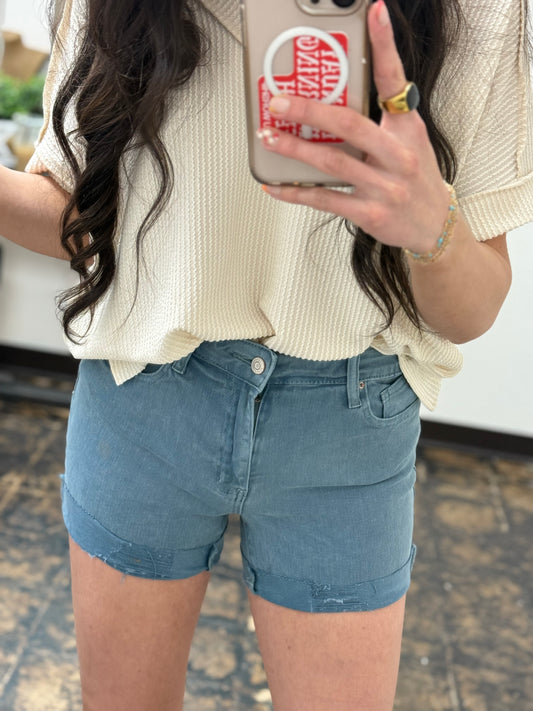 FINAL SALE - The Maia Shorts - Teal
