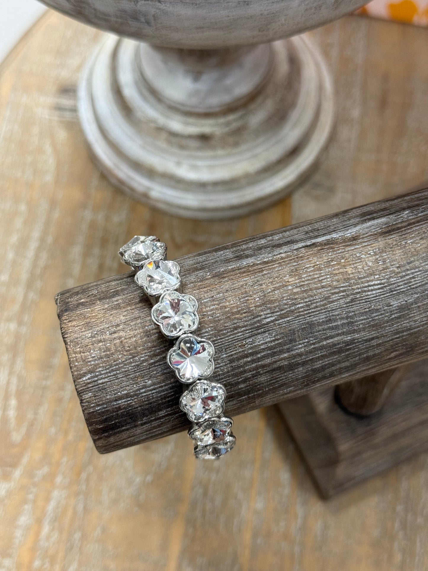 The Madeline Bracelet - Silver/Crystal