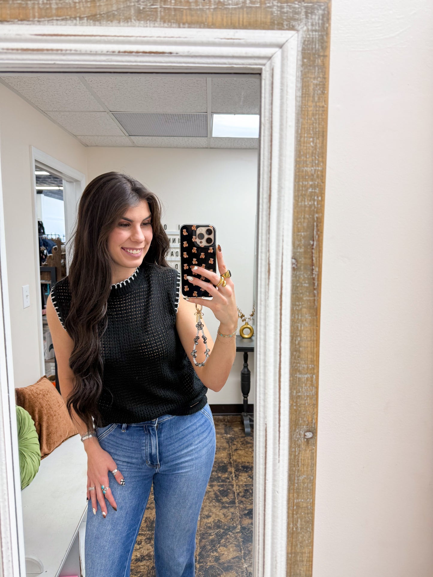 Simply Southern - Olivia Sweater Top - Black - 2025