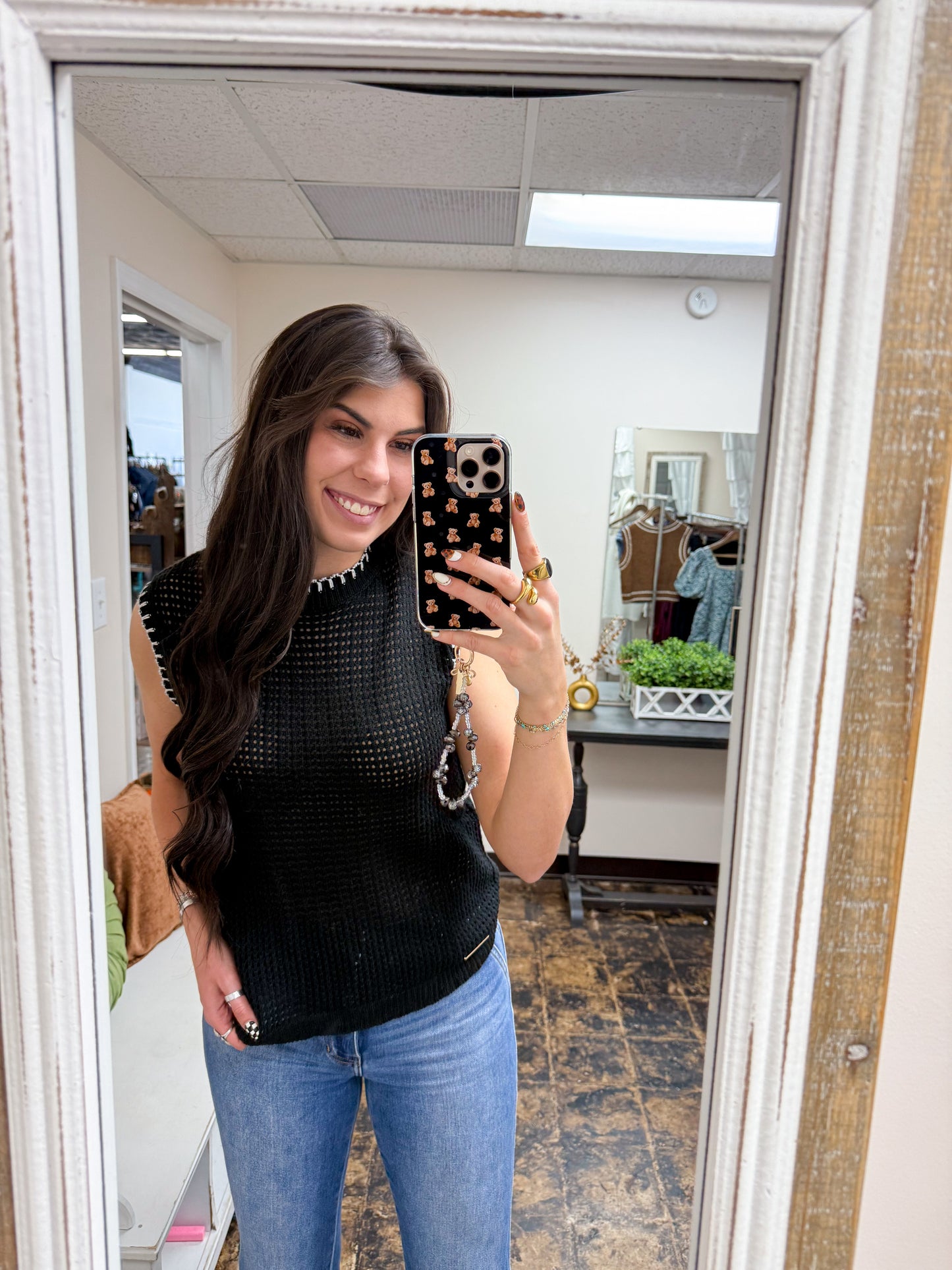 Simply Southern - Olivia Sweater Top - Black - 2025